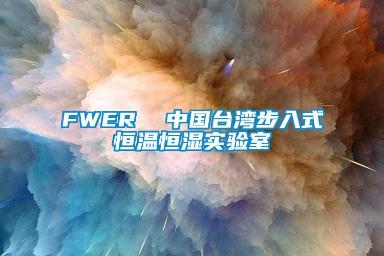 FWER  中國臺(tái)灣步入式恒溫恒濕實(shí)驗(yàn)室