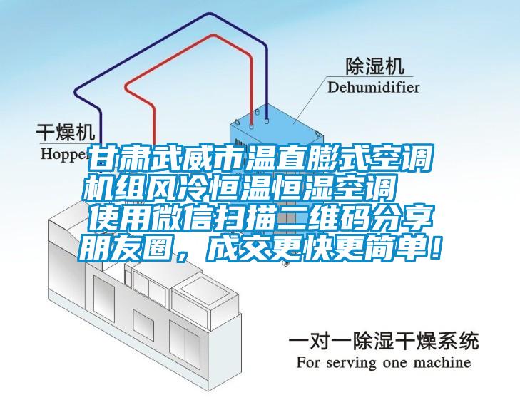 甘肅武威市溫直膨式空調(diào)機(jī)組風(fēng)冷恒溫恒濕空調(diào)  使用微信掃描二維碼分享朋友圈，成交更快更簡(jiǎn)單！