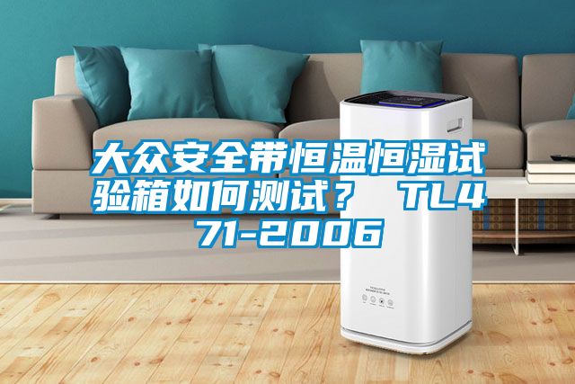 大眾安全帶恒溫恒濕試驗(yàn)箱如何測試？ TL471-2006